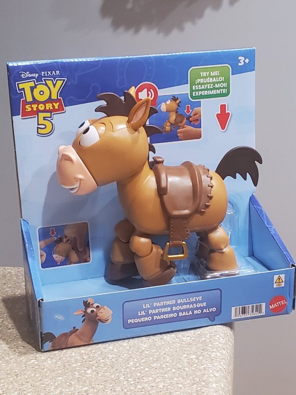 Lil' Partner Bullseye with Sounds Toy Story 5 Posing Horse Figure New In Box!